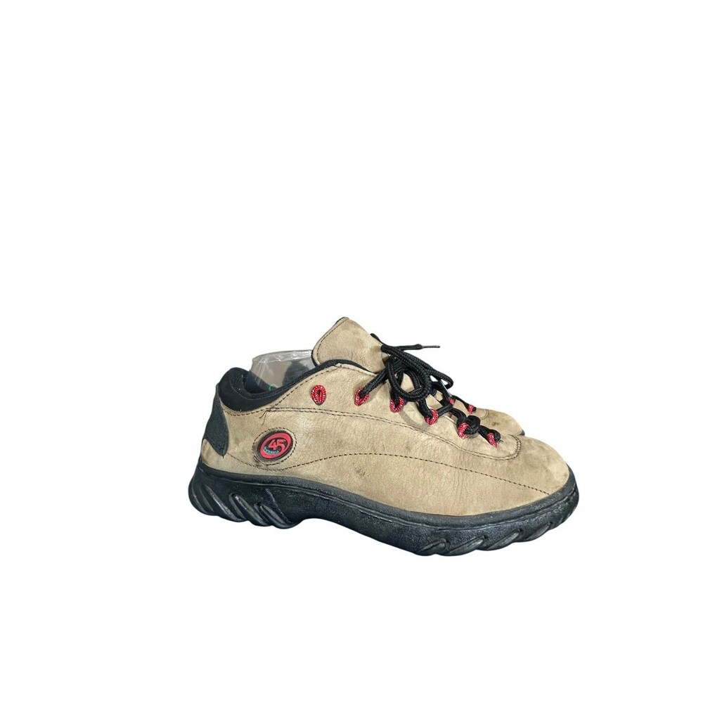 Vintage Merrell 45 Degree Womens 9 Cerro Terra Taupe Leather Hiking Trail Shoes